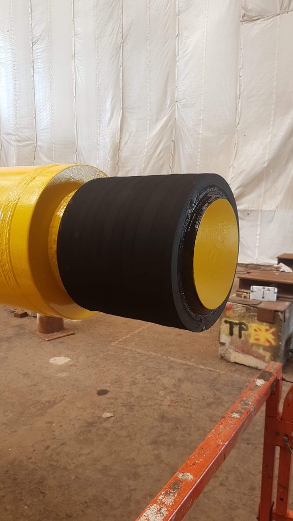 Rubber for offshore wind farms